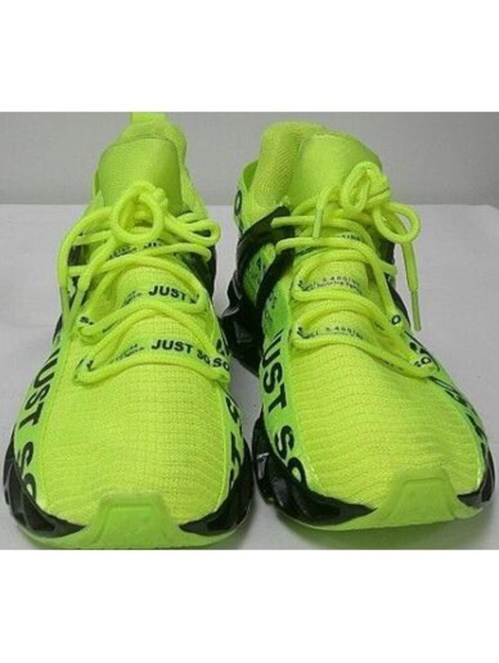 Just So So Mens Running Shoes - Neon Yellow/black - Size Eu 36, US 5.5 - 6